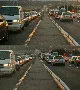 Traffic jam time lapse 3D stereoscopic Web Footage
