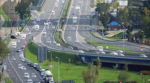 Traffic Jam TIMELAPSE (DAY) 库存影片 56805153