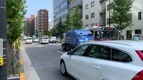 Traffic jam in Tokyo. Stock Footage 138570748