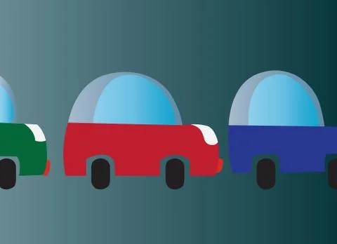 Traffic jammer Stock Illustration