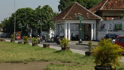 Traffic in Java Video stock 127372240