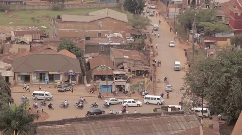 Traffic In Kampala Stock Footage 45649017