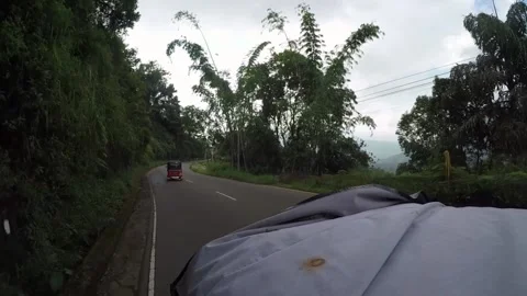 The traffic of Kandy in Sri Lanka Stock Footage 145909246