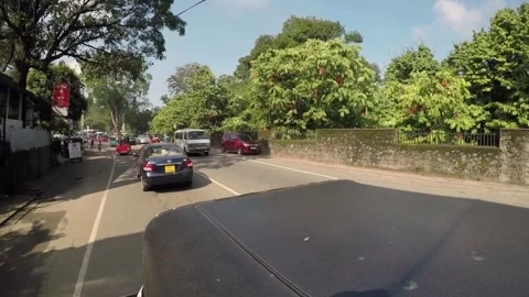 The traffic of Kandy in Sri Lanka Stock Footage 145909247