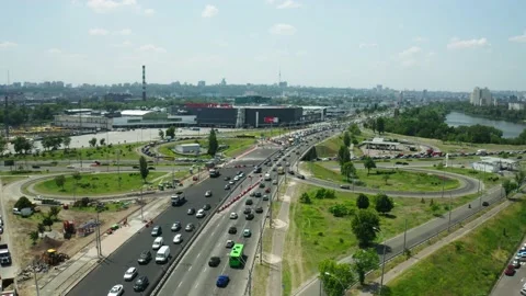 Traffic Kyiv Stock Footage 143324595