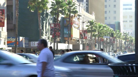 Traffic in LA Stock Footage 32181127