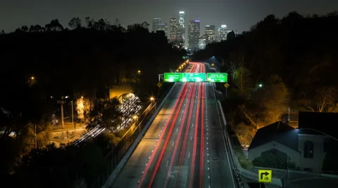 Traffic into LA 動画素材 46130640