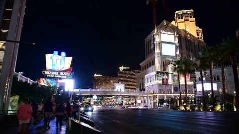 Traffic on the Las Vegas Strip | Stock Video | Pond5