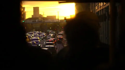 Traffic Late Stock Footage