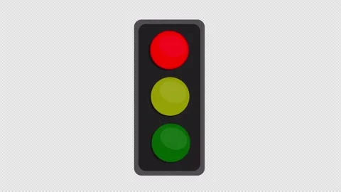 Traffic light animation. Stock Footage 171724338