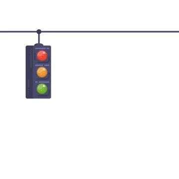Traffic light banner イラスト素材