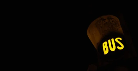 Traffic Light For Bus 4K Stock Footage 113812272