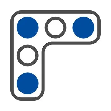 Traffic light corner icon. Concept of traffic control, direction, and signal. Stock-Illustration