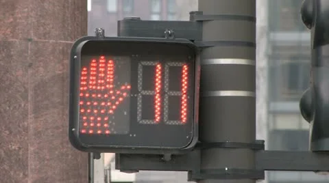 Traffic Light Countdown Stock Footage 11528224