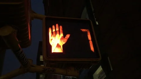 Traffic light countdown Stock Footage 49970526