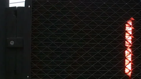 Traffic Light Counting Down and then Up Stock Footage 1183365