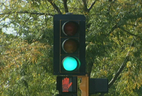 Traffic Light Stock Footage