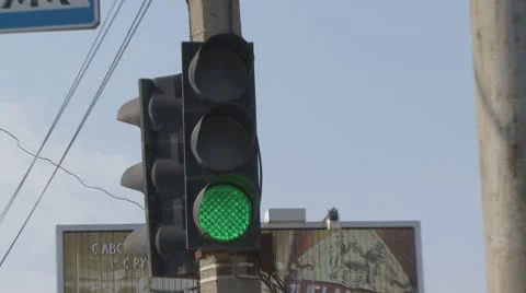 Traffic light Stock Footage 8950956