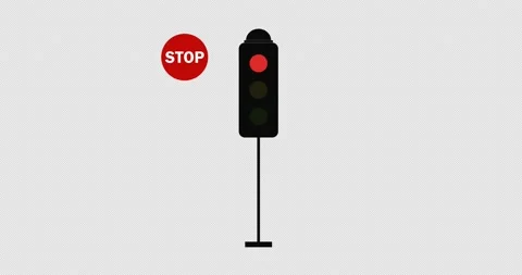 Traffic Light Stock Footage 141311209