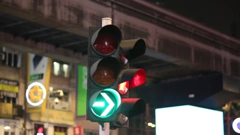 Traffic light Video stock 145672251