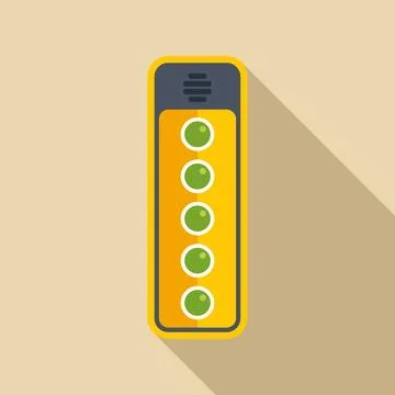 Traffic light with green countdown timer vector concept Stock Illustration