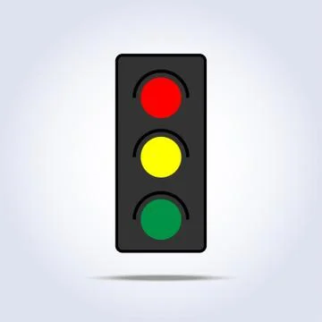 Traffic light icon Stock Illustration
