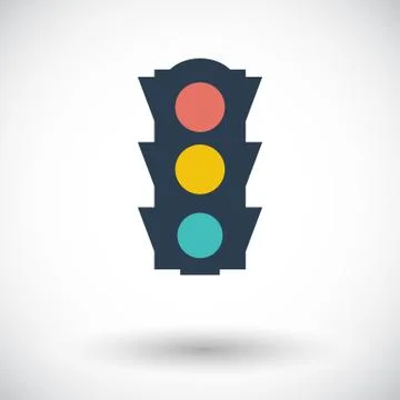 Traffic light icon Stock Illustration
