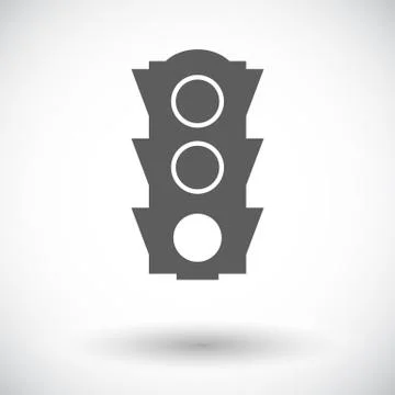 Traffic light icon Illustrazione stock