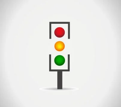 Traffic light icon Stock Illustration