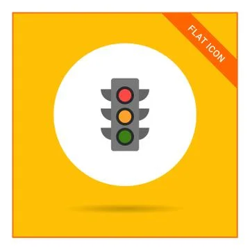 Traffic light icon 스톡 일러스트