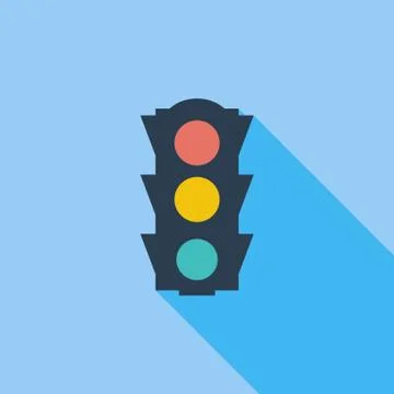 Traffic light icon Stock Illustration