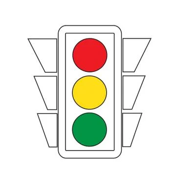 Traffic light icon Stock Illustration