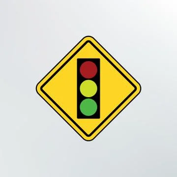 Traffic light icon. Stock Illustration