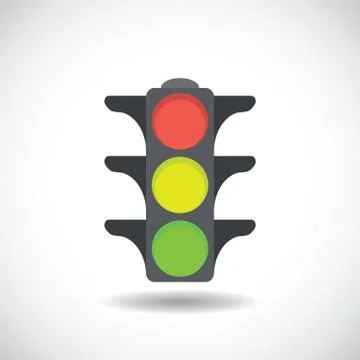 Traffic light icon. Stock Illustration