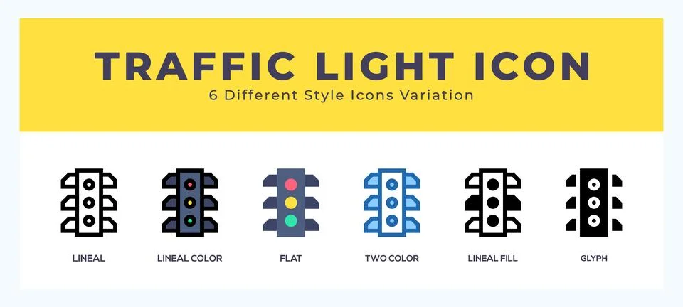 Traffic light icon set. vector illustration. Illustrazione stock