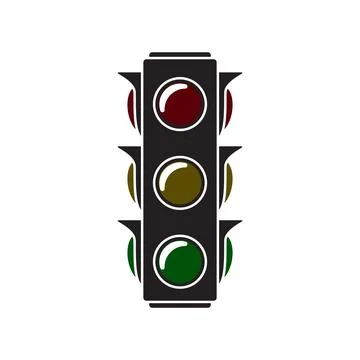 Traffic light icon vector Stock Illustration