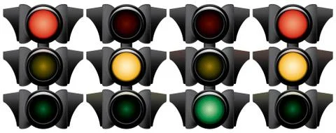 Traffic-light. Stock Illustration