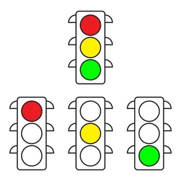 Traffic light Stock Illustration