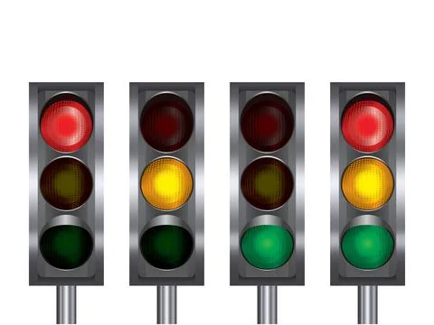 Traffic Light Illustrazione stock