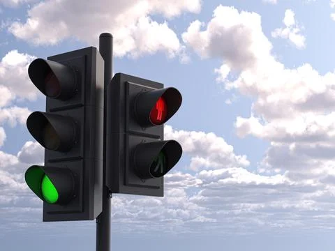 Traffic light Stock Illustration
