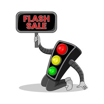 Traffic light illustration Stock Illustration