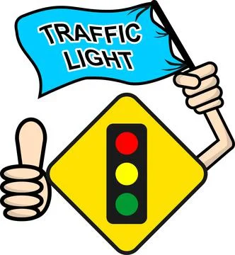 TRAFFIC LIGHT illustration vector Stock Illustration