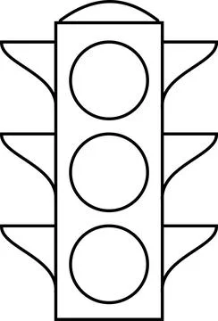 Traffic light interface icons. Red, yellow green yes, no Illustrazione stock