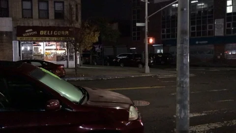 Traffic light (intersection) Stock Footage 120309090