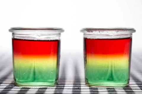 Traffic light jello Stock Photos