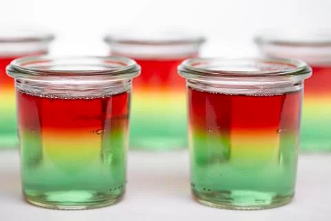 Traffic light jello Foto stock