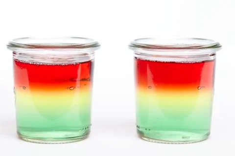 Traffic light jello Stock Photos