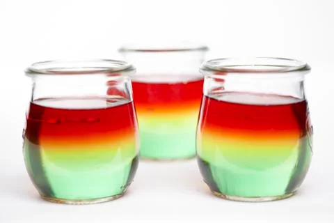 Traffic light jello Stock Photos