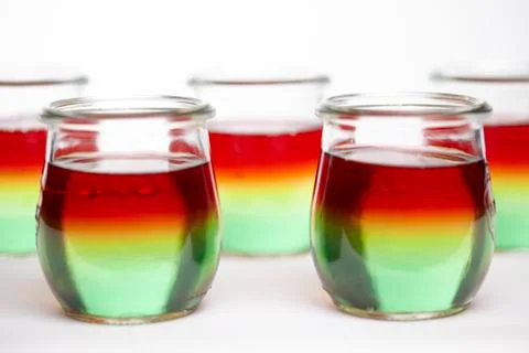 Traffic light jello Stock Photos