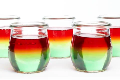 Traffic light jello Stock Photos